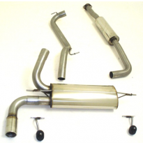 Sistema De Catback De 63,5 Mm Friedrich Ford Focus Iii Hatchback 3-/5-Puertas Dyb  Desde Año: 03/2011 1.0l Ecoboost 74/92/103kw