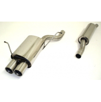 Sistema De Catback De 63,5 Mm Friedrich Bmw 3er E46 316ti/318ti Compact  Año: 2000-2004  316ti 85kw / 318ti 105kw