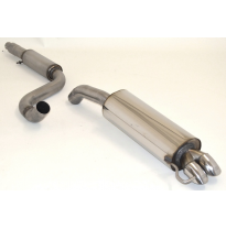 Sistema De Catback De 76 Mm Friedrich Vw Golf Iv  Año: 97-2003 / New Beetle &amp; Convertible Yoc 98-2011 1.4l 16v 55kw / 1.6l 74/75