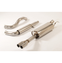 Sistema De Catback De 76 Mm Friedrich Vw Bora  Año: 98-2004 Sedan &amp; Variant (2wd)  1.4l 16v 55kw / 1.6l 74/75kw / 1.6l 16v 77kw