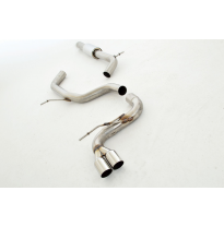 Sistema De Catback De 76 Mm Friedrich Vw Golf Vii Sportsvan  Desde Año: 02/2014 2wd  2.0l Tdi 110kw