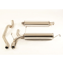 Sistema De Catback De 63,5 Mm Friedrich Peugeot 206 Rc  Año: 2003-2006  2.0l 16v 130kw