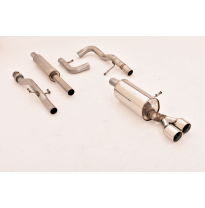 Sistema De Catback De 63,5 Mm Friedrich Peugeot 207 Hatchback  Año: 02/2006-05/2015  1.6l Turbo 110/115kw / 1.6l Turbo Rc 128kw