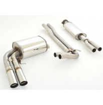 Sistema De Catback De 63,5 Mm Friedrich Volvo S60  Desde Año: 2003 Awd  2.5l Turbo R 220kw