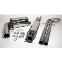 Sistema De Catback De 63,5 Mm Friedrich Volvo S60  Desde Año: 2001 2wd  2.0l Turbo 132kw / 2.3l T5 184kw / 2.4l Turbo 147/191kw