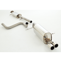 Sistema De Catback De 63,5 Mm Friedrich Mazda 2 De/De1  Desde Año: 10/2007  1.3l 55/63kw / 1.4l Mzr-Cd 50kw / 1.5l 76kw / 1.6l M