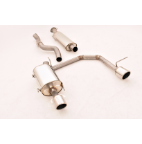 Catback-System De 76 Mm Con Salida De Escape Izquierdo Y Derecho Friedrich Nissan Pulsar C13  Año: 10/2014-06/2018  1.6 Dig-T 14