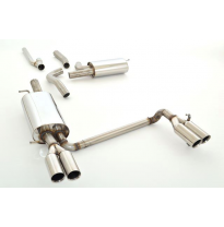 Sistema De Catback De 63,5 Mm Con Salida De Escape Izquierdo Y Derecho Friedrich Audi A4 B5  Año: 95-2000 2wd Sedan &amp; Avant  2.4