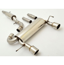 Sistema De Catback De 76 Mm W. Tubo De Escape Izquierdo Y Derecho Friedrich Audi Tt 8n Quattro  Año: 98-2006 Coupe &amp; Roadster  1