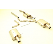 Sistema De Catback De 63,5 Mm Con Salida De Escape Izquierdo Y Derecho Friedrich Audi A4 B6 (8e/8h) 2wd  Año: 2000-2004 Sedan &amp;