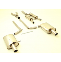 Sistema De Catback De 63,5 Mm Con Salida De Escape Izquierdo Y Derecho Friedrich Audi A4 B6 (8e/8h) Quattro  Año: 2000-2004 Seda