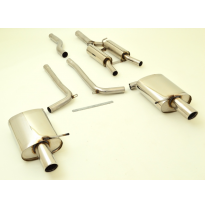 Sistema De Catback De 63,5 Mm Con Salida De Escape Izquierdo Y Derecho Friedrich Audi A4 B7 (8ec/8ed/8h) Quattro  Año: 11/2004-2