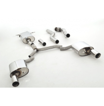 Catback-System De 76 Mm Con Salida De Escape Izquierdo Y Derecho Friedrich Audi A4 B8 (8k) 2wd &amp; Quattro  Año: 09/2007-05/2015 A