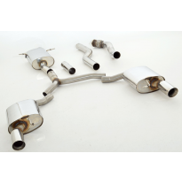 Catback-System De 76 Mm Con Salida De Escape Izquierdo Y Derecho Friedrich Audi A5 B8 Coupe 2wd &amp; Quattro  Desde Año: 06/2007  1