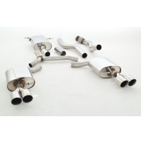 Catback-System De 76 Mm Con Salida De Escape Izquierdo Y Derecho Friedrich Audi A5 B8 Sportback 2wd  Año: 09/2009-07/2011  1.8l