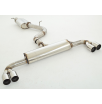 Catback-System De 76 Mm Con Salida De Escape Izquierdo Y Derecho Friedrich Audi Tt 8j Quattro  Año: 2006-03/2014 Coupe &amp; Roadste