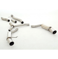 Catback-System De 76 Mm Con Salida De Escape Izquierdo Y Derecho Friedrich Audi A5 B8 Sportback 2wd &amp; Quattro  Desde Año: 09/200