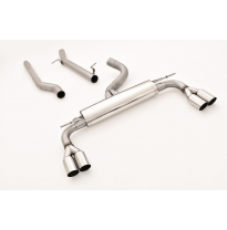 Catback-System De 76 Mm Con Salida De Escape Izquierdo Y Derecho Friedrich Audi A3 8v 3-Puertas Quattro  Desde Año: 2012  2.0l T