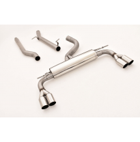 Catback-System De 76 Mm Con Salida De Escape Izquierdo Y Derecho Friedrich Audi A3 8v 3-Puertas Quattro  Desde Año: 2012  2.0l T