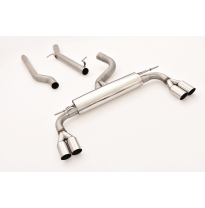 Catback-System De 76 Mm Con Salida De Escape Izquierdo Y Derecho Friedrich Audi A3 8v Sportback Quattro  Desde Año: 2012  2.0l T