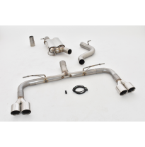 Sistema De Catback De 76 Mm Con Salida De Escape Izquierdo Y Derecho Con Control De Aleta Original Friedrich Audi S3 8v Sedan Qu