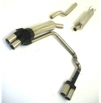 Sistema De Catback De 63,5 Mm Con Salida De Escape Izquierdo Y Derecho Friedrich Opel Corsa B  Año: 93-2000  1.0l 12v 40kw / 1.2