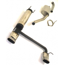 Sistema De Catback De 63,5 Mm Con Salida De Escape Izquierdo Y Derecho Friedrich Opel Omega B  Año: 94-99 Sedan  2.0l Dti 16v 74