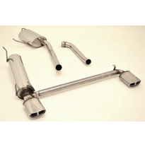 Sistema De Catback De 63,5 Mm Con Salida De Escape Izquierdo Y Derecho Friedrich Opel Omega B  Año: 94-08/99 Caravan  2.0l 85kw