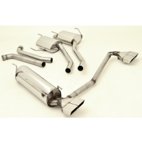 Sistema De Catback De 63,5 Mm Con Salida De Escape Izquierdo Y Derecho Friedrich Opel Omega B  Año: 09/99-2003 Caravan  2.5l V6