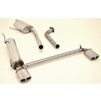 Sistema De Catback De 63,5 Mm Con Salida De Escape Izquierdo Y Derecho Friedrich Opel Omega B  Año: 94-99 Caravan  2.0l Dti 16v