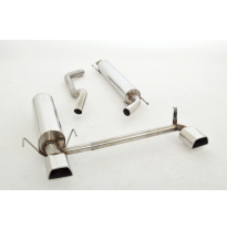 Sistema De Catback De 63,5 Mm Con Salida De Escape Izquierdo Y Derecho Friedrich Opel Zafira a  Año: 98-2005  2.0l 16v Turbo Opc