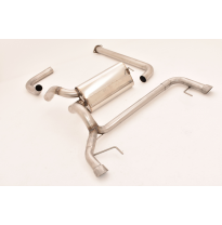 Catback-System De 76 Mm Con Salida De Escape Izquierdo Y Derecho Friedrich Opel Astra J Gtc 3 Puertas Opc  Desde Año: 2012  2.0l