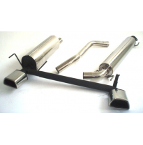 Sistema De Catback De 63,5 Mm Con Salida De Escape Izquierdo Y Derecho Friedrich Opel Zafira B  Desde Año: 2005  2.0l 16v Turbo