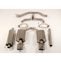 Sistema De Catback De 63,5 Mm Con Salida De Escape Izquierdo Y Derecho Friedrich Opel Vectra C  Desde Año: 2003 Caravan  1.6l 16