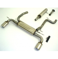 Sistema De Catback De 63,5 Mm Con Salida De Escape Izquierdo Y Derecho Friedrich Ford Focus Ii Da3/Db3  Desde Año: 2004-10/2007