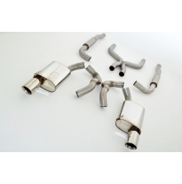 Catback-System De 76 Mm Con Salida De Escape Izquierdo Y Derecho Friedrich Ford Mustang V (S197) Coupe &amp; Cabrio  Año: 2004-2009