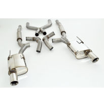 Catback-System De 76 Mm Con Salida De Escape Izquierdo Y Derecho Friedrich Ford Mustang V Facelift (S197) Coupe &amp; Cabrio  Año: 2