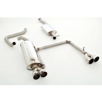 Sistema De Catback De 63,5 Mm Con Salida De Escape Izquierdo Y Derecho Friedrich Ford Escort  Año: 10/92-98 Hatchback &amp; Cabrio