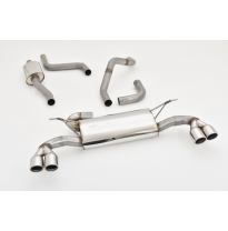 Sistema De Catback De 63,5 Mm Con Salida De Escape Izquierdo Y Derecho Friedrich Ford Focus Iv 5-Puertas Deh  Desde Año: 09/2018