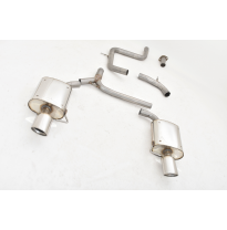 Sistema De Catback De 63,5 Mm Con Salida De Escape Izquierdo Y Derecho Friedrich Ford S-Max  Desde Año: 05/2010  2.2l Tdci 147kw