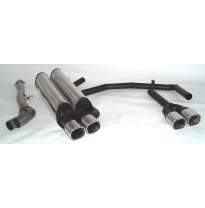 Sistema De Catback De 63,5 Mm Con Salida De Escape Izquierdo Y Derecho Friedrich Bmw 3er E36  Año: 90-98 Sedan, Coupe, Touring &amp;