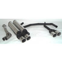 Sistema De Catback De 63,5 Mm Con Salida De Escape Izquierdo Y Derecho Friedrich Bmw 3er E36  Año: 90-98 Sedan, Coupe, Touring &amp;