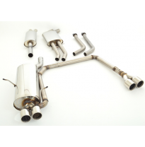 Sistema De Catback De 63,5 Mm Con Salida De Escape Izquierdo Y Derecho Friedrich Bmw 3er E46  Año: 98-2000 Sedan, Coupe &amp; Tourin