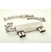 Catback-System De 76 Mm Con Salida De Escape Izquierdo Y Derecho Friedrich Bmw 3er E46 M3/Csl  Año: 2001-2006  3.2l 252/265kw