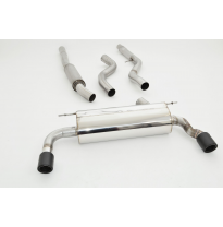 Catback-System De 76 Mm Con Salida De Escape Izquierdo Y Derecho Friedrich Bmw 3er Gt F34  Año: 06/2013-06/2016  320i/320ix 135k