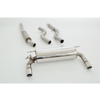 Catback-System De 76 Mm Con Salida De Escape Izquierdo Y Derecho Friedrich Bmw 3er Gt F34  Año: 06/2013-06/2016  320i/320ix 135k