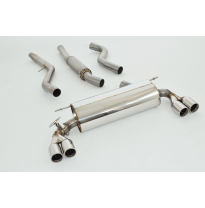 Catback-System De 76 Mm Con Salida De Escape Izquierdo Y Derecho Friedrich Bmw 4er F32 / F33 / F36  Año: 07/2013-03/2015 Coupe /