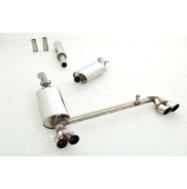 Sistema De Catback De 63,5 Mm Con Salida De Escape Izquierdo Y Derecho Friedrich Vw Golf Ii  Año: 83-92  1.3l 40kw / 1.6l 51/53/