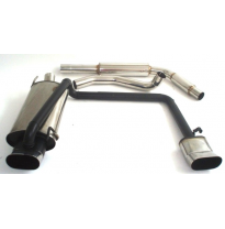 Sistema De Catback De 63,5 Mm Con Salida De Escape Izquierdo Y Derecho Friedrich Vw Polo 6n / 6n2  Año: 94-2001 Hatchback  1.0l