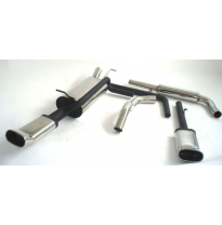 Sistema De Catback De 63,5 Mm Con Salida De Escape Izquierdo Y Derecho Friedrich Vw Golf Iv  Año: 99-2006 Variant  1.4l 16v 55kw